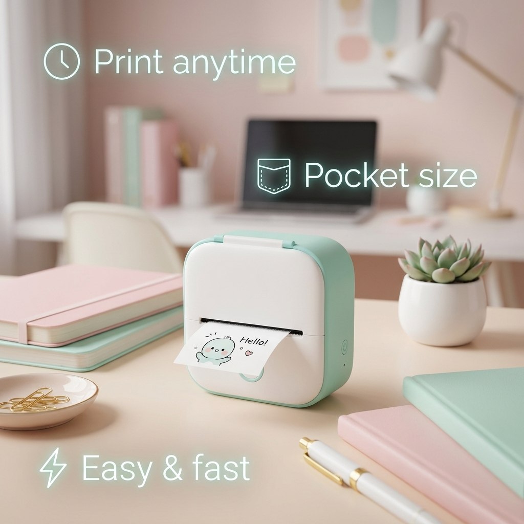 Portable Mini Printer By Reviner