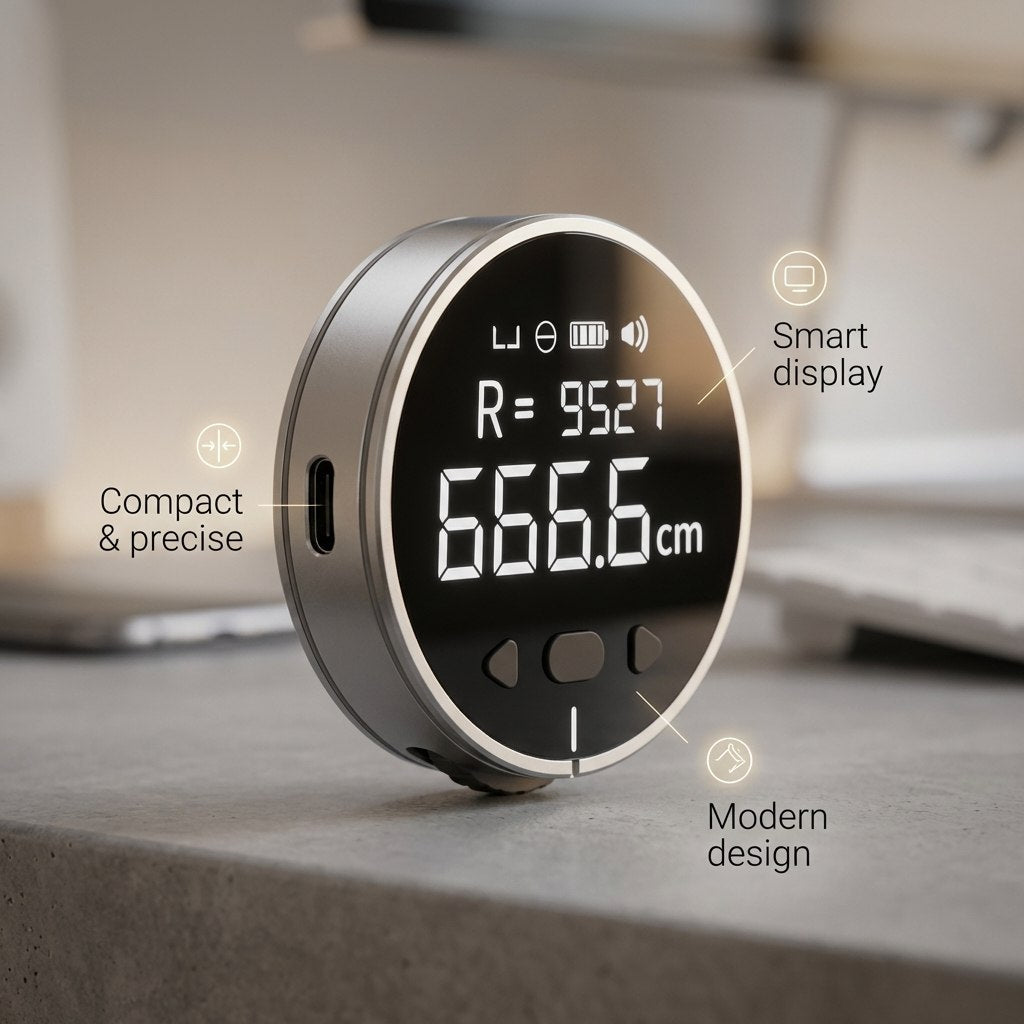 Electronic Measuring Ruler By Reviner