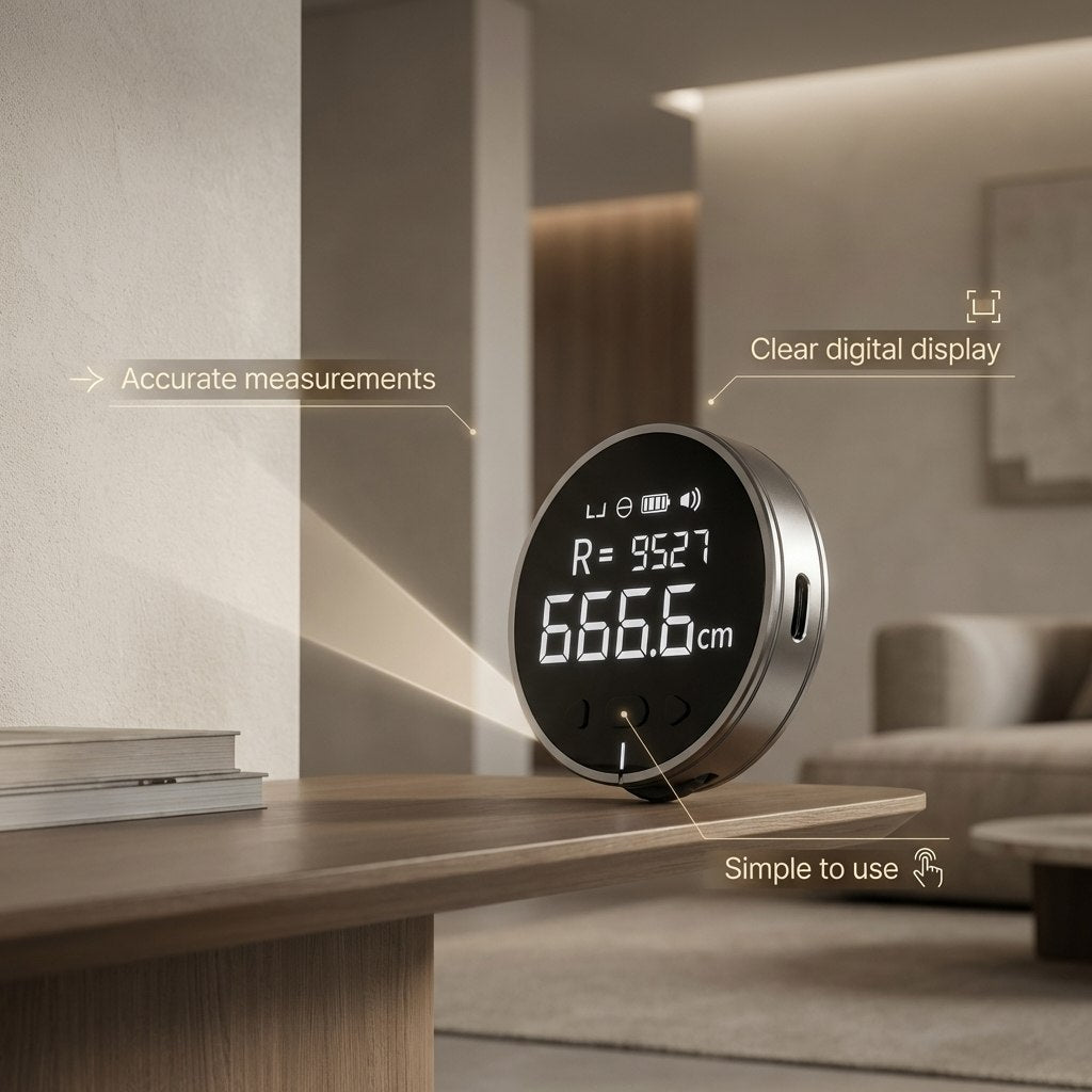 Electronic Measuring Ruler By Reviner