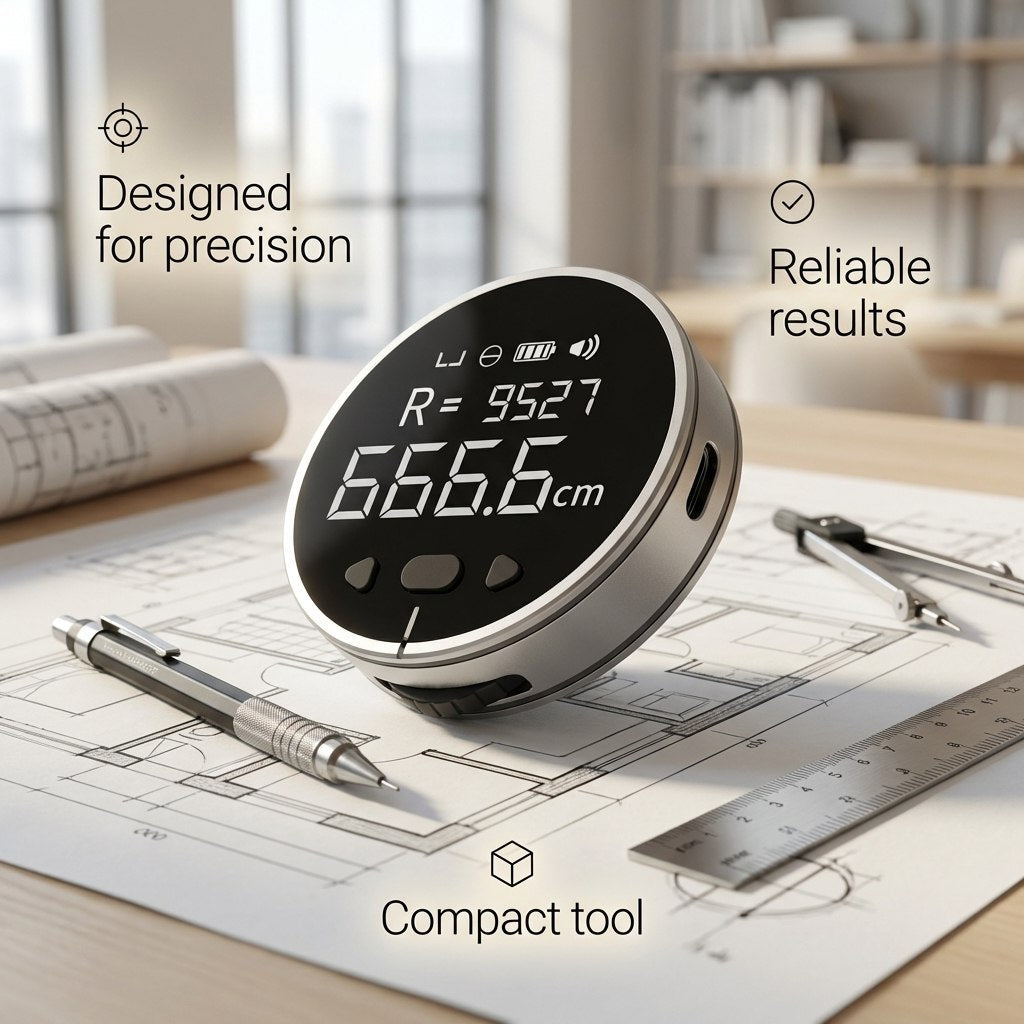 Electronic Measuring Ruler By Reviner